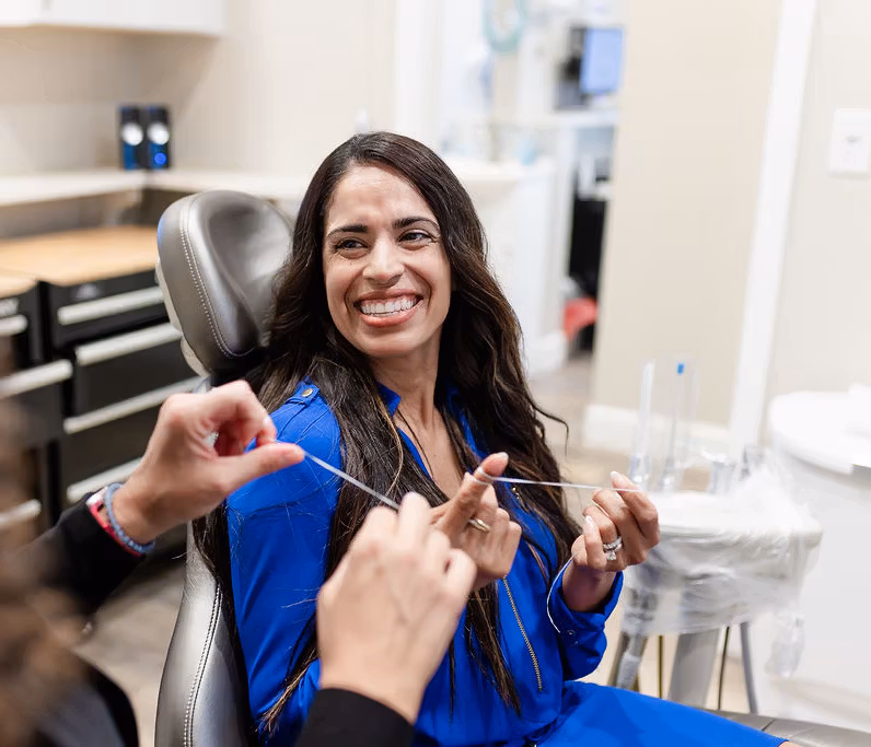 A patient receives personalized preventive-care guidance.